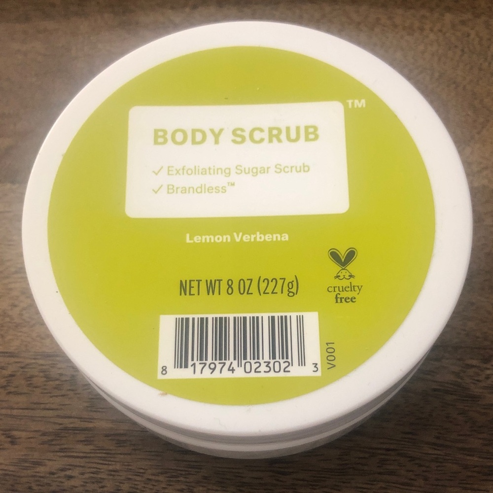 Lemon Verbena Body Scrub - Green 1 Jar 🫙 Try Me!